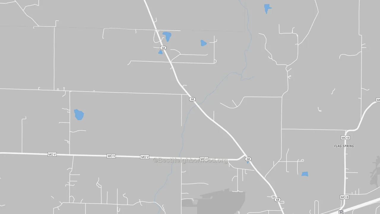 Transit Grade map of High Gate, MO