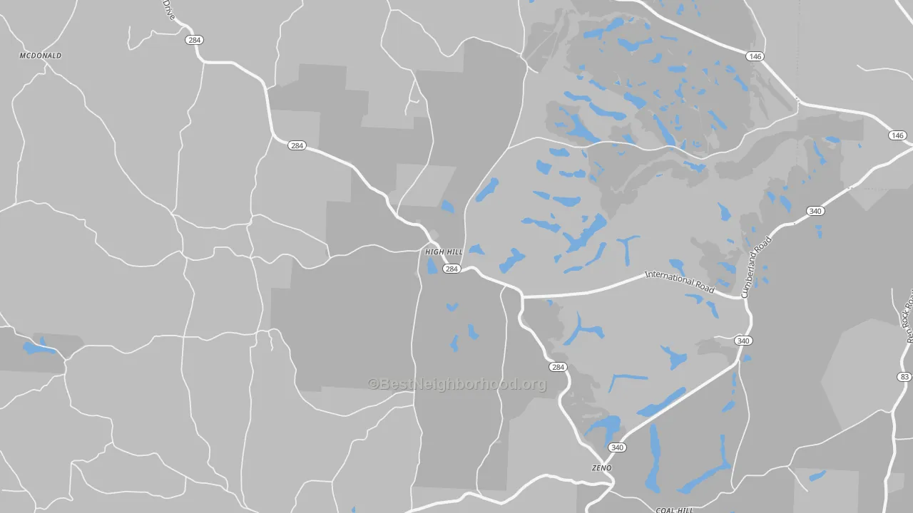Transit Grade map of High Hill, OH