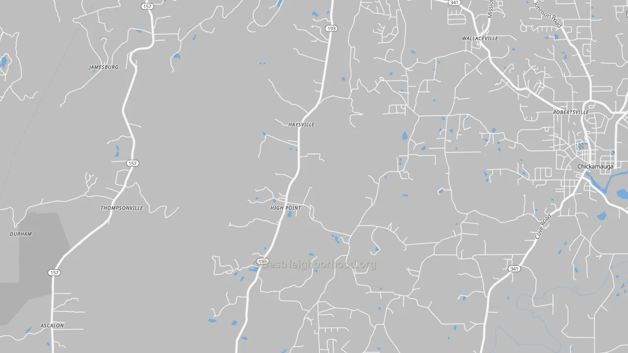 Transit Grade map of High Point, GA