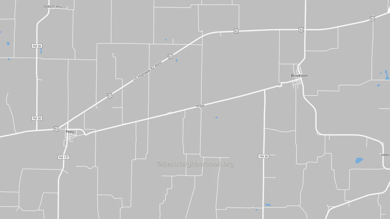 Transit Grade map of High, TX