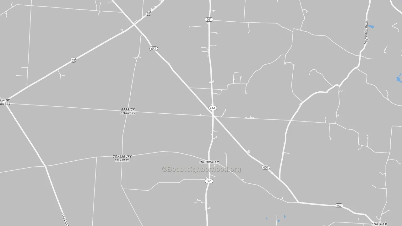 Transit Grade map of High Water, OH