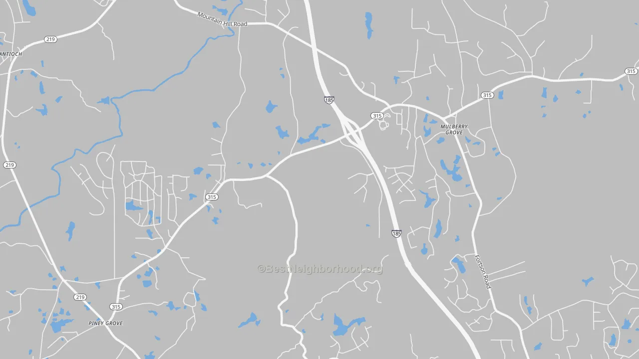 Transit Grade map of Highland Pines, GA