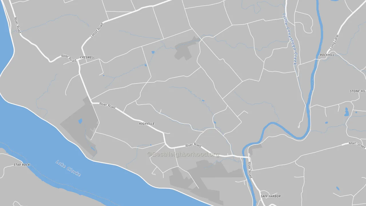 Transit Grade map of Highville, PA