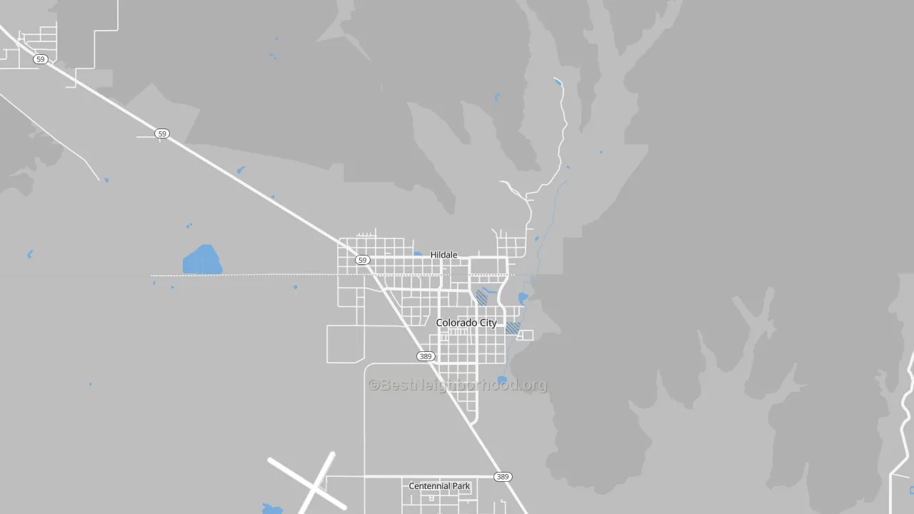 Transit Grade map of Hildale, UT