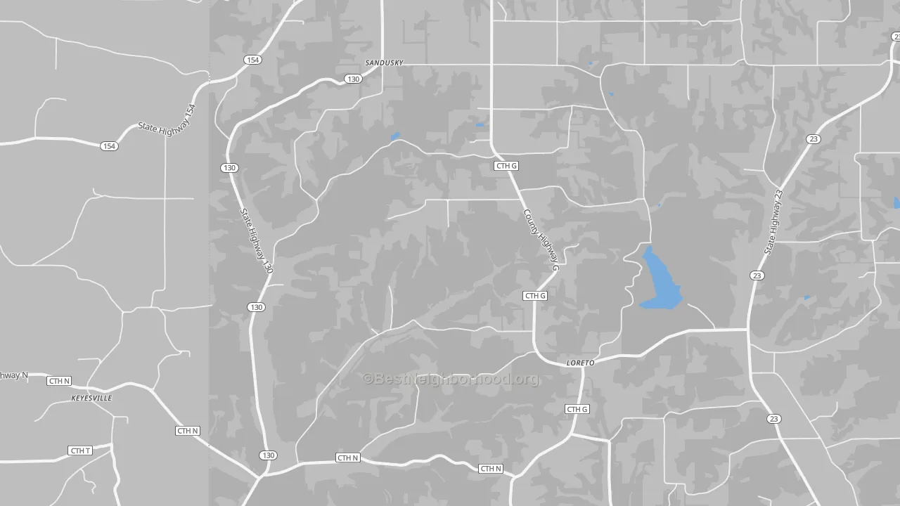 Transit Grade map of Hill Point, WI