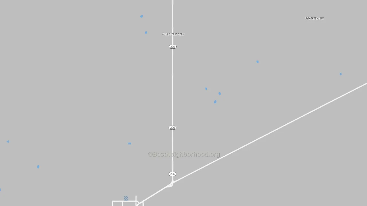 Transit Grade map of Hillburn City, NM