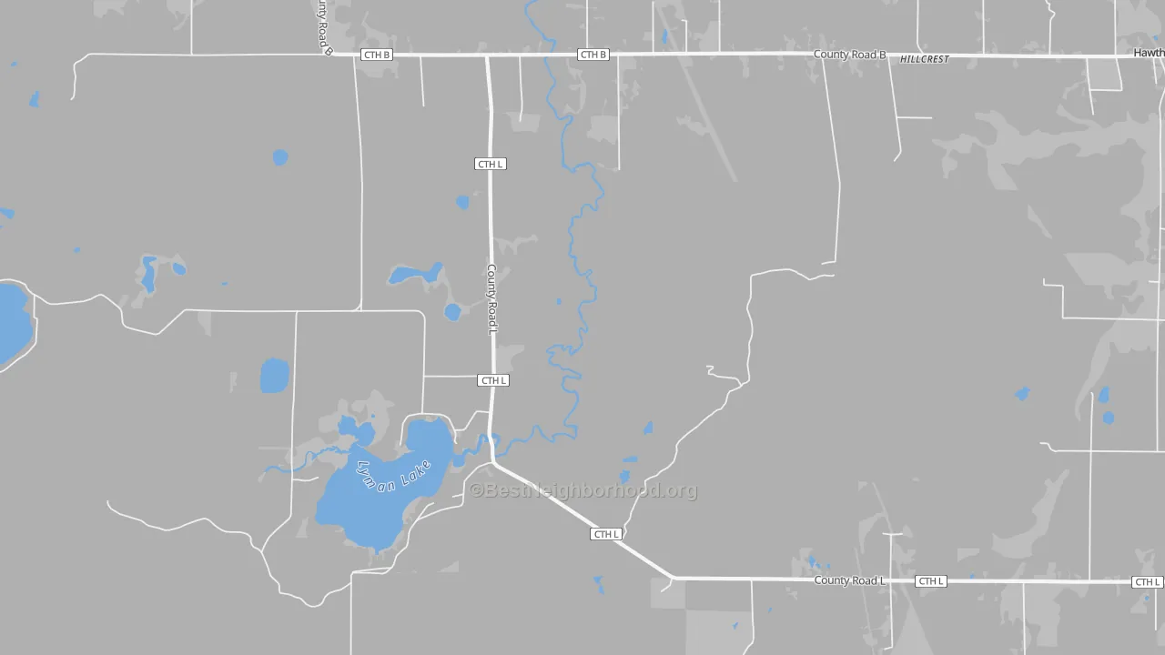 Transit Grade map of Hillcrest, WI