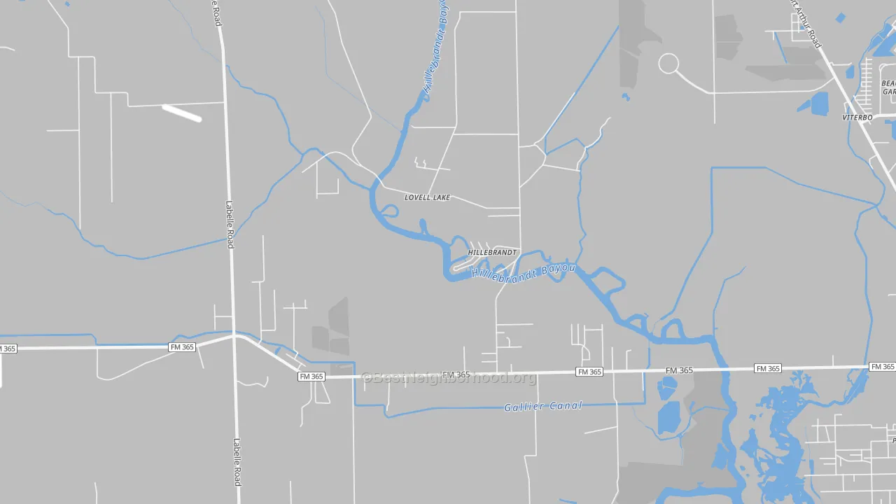 Transit Grade map of Hillebrandt, TX