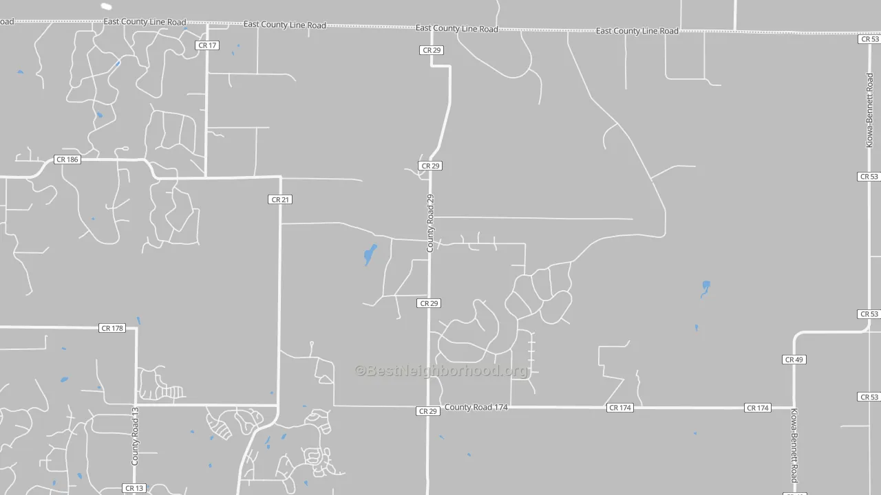 Transit Grade map of Hilltop, CO
