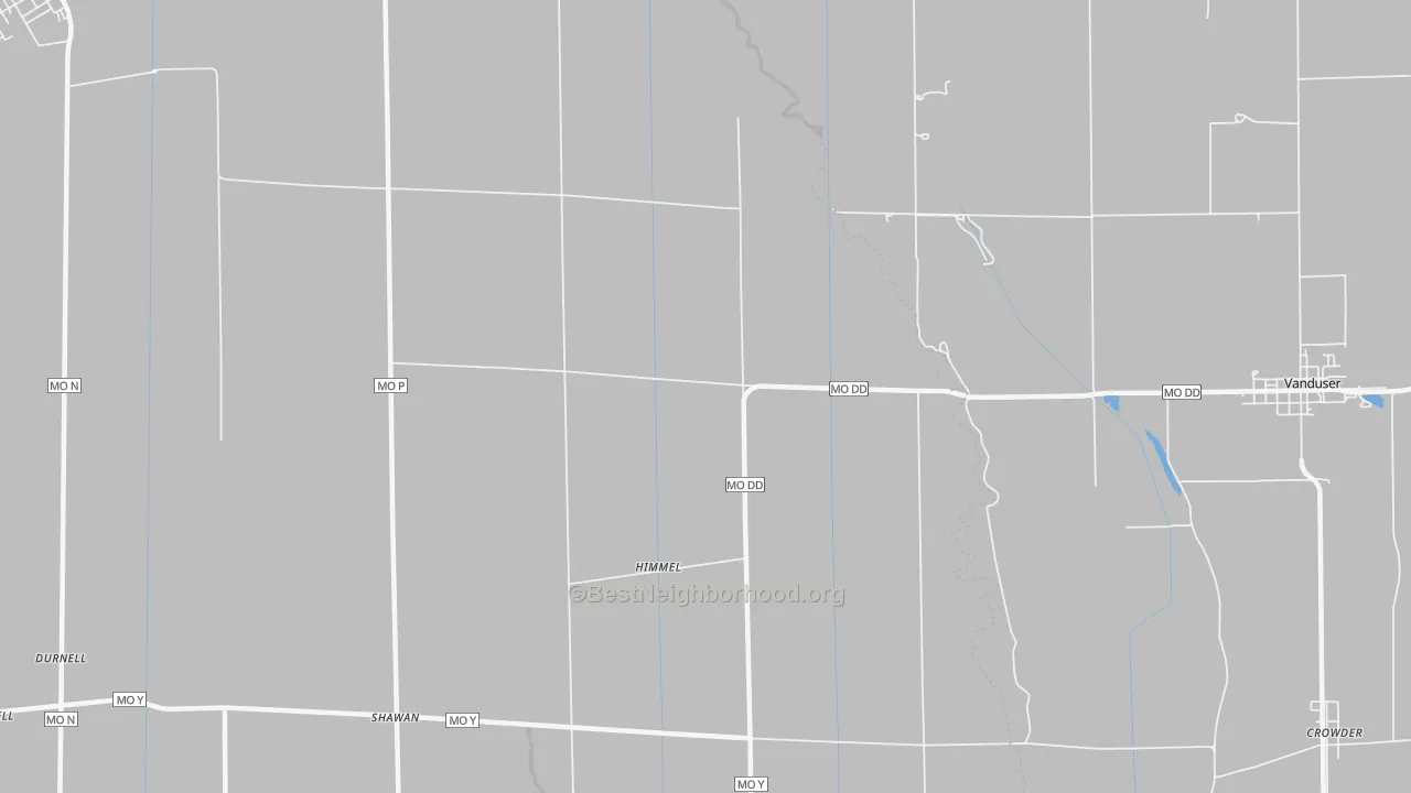 Transit Grade map of Himmel, MO