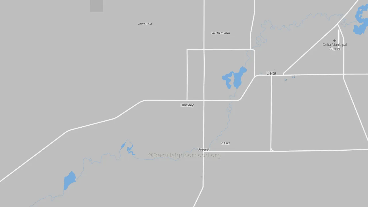 Transit Grade map of Hinckley, UT