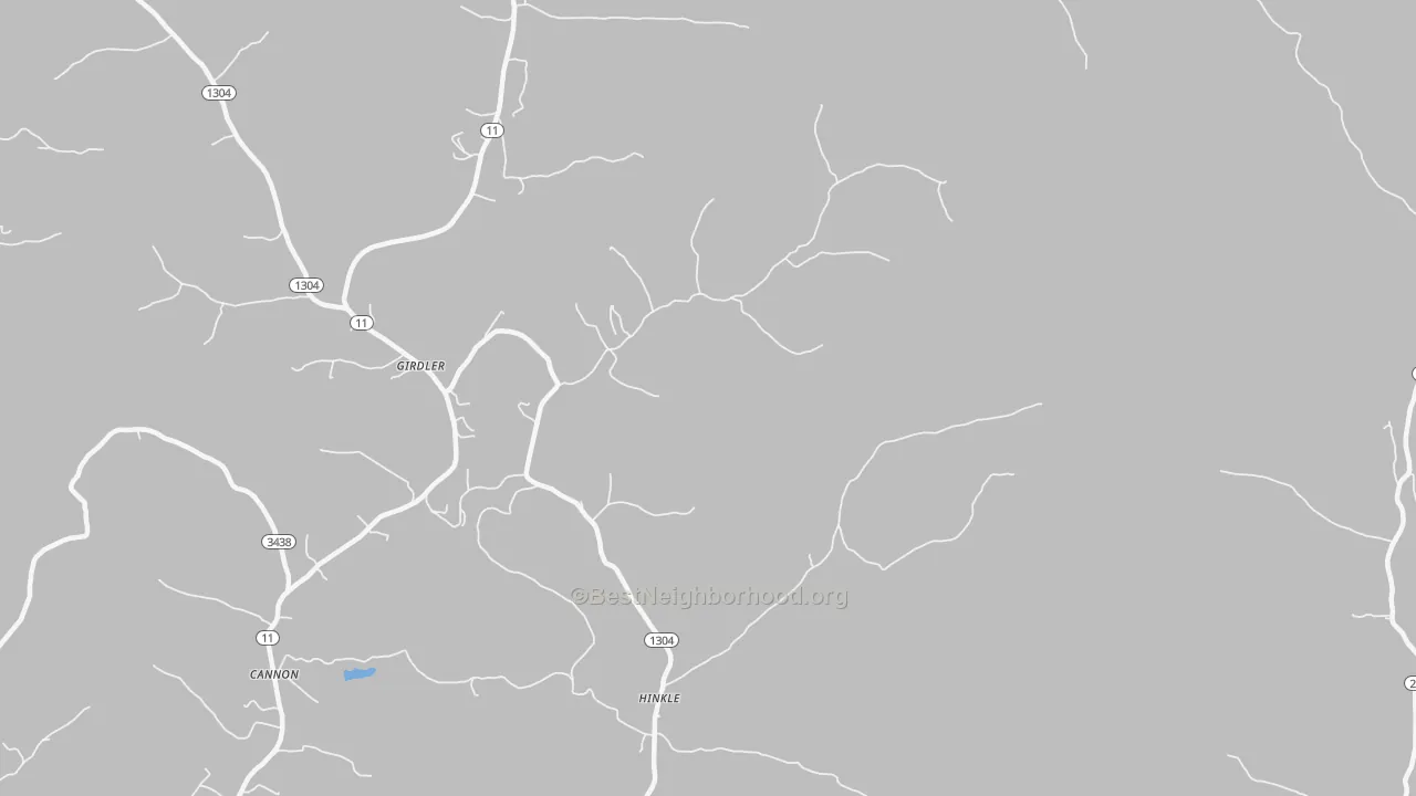 Transit Grade map of Hinkle, KY