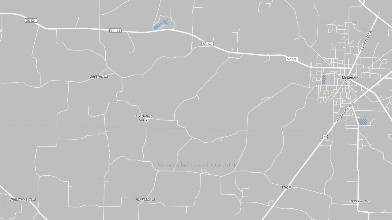 Transit Grade map of Hinkledale, TN