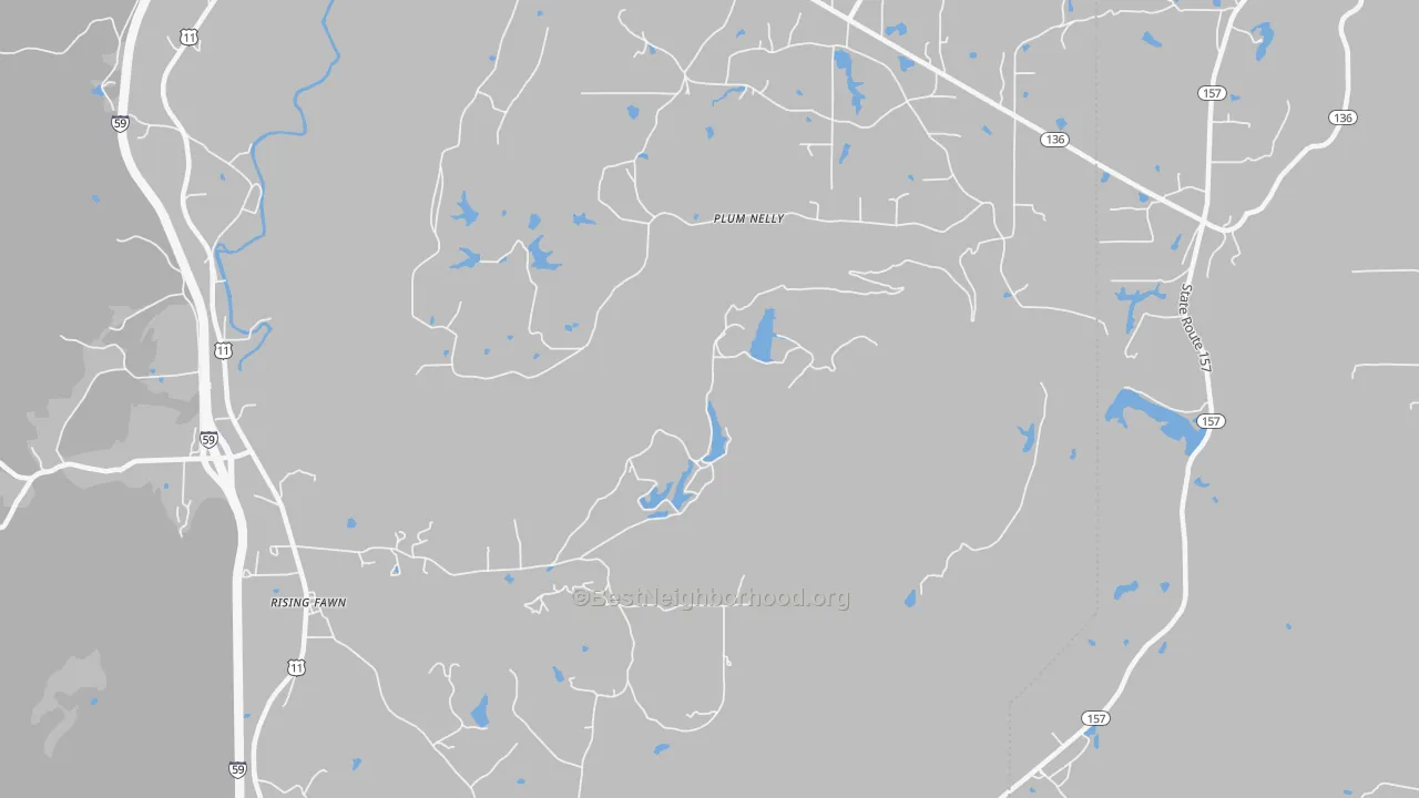 Transit Grade map of Hinkles, GA