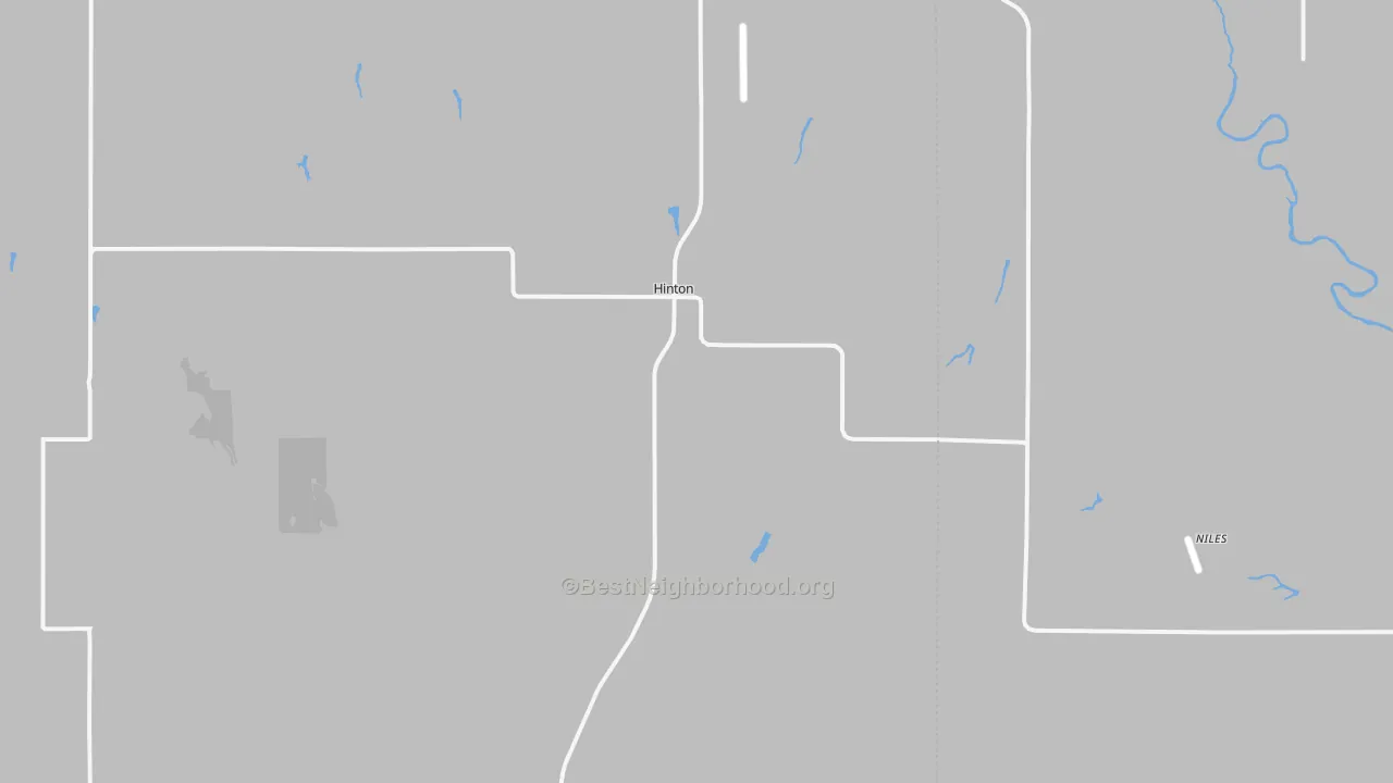 Transit Grade map of Hinton, OK