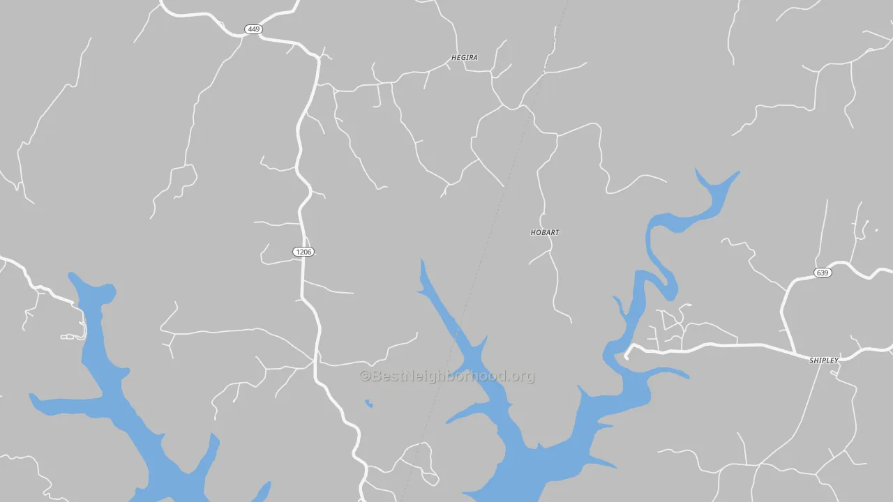 Transit Grade map of Hobart, KY