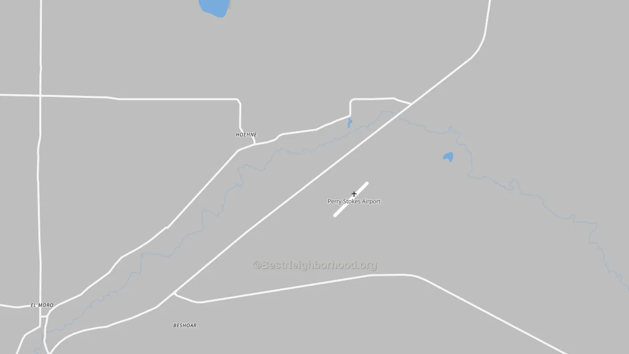 Transit Grade map of Hoehne, CO