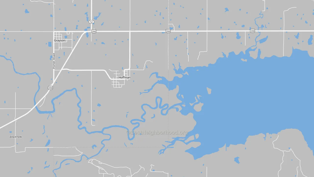 Transit Grade map of Hoffman, OK