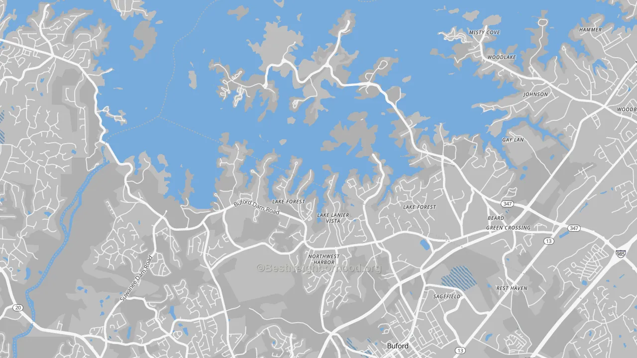 Transit Grade map of Hog Mountain, GA
