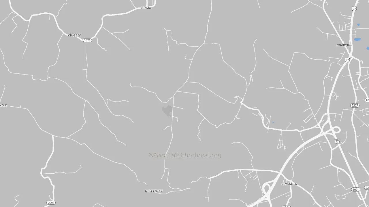 Transit Grade map of Hogue, KY