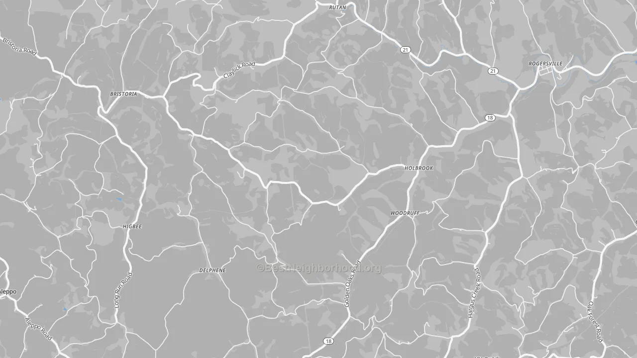 Transit Grade map of Holbrook, PA
