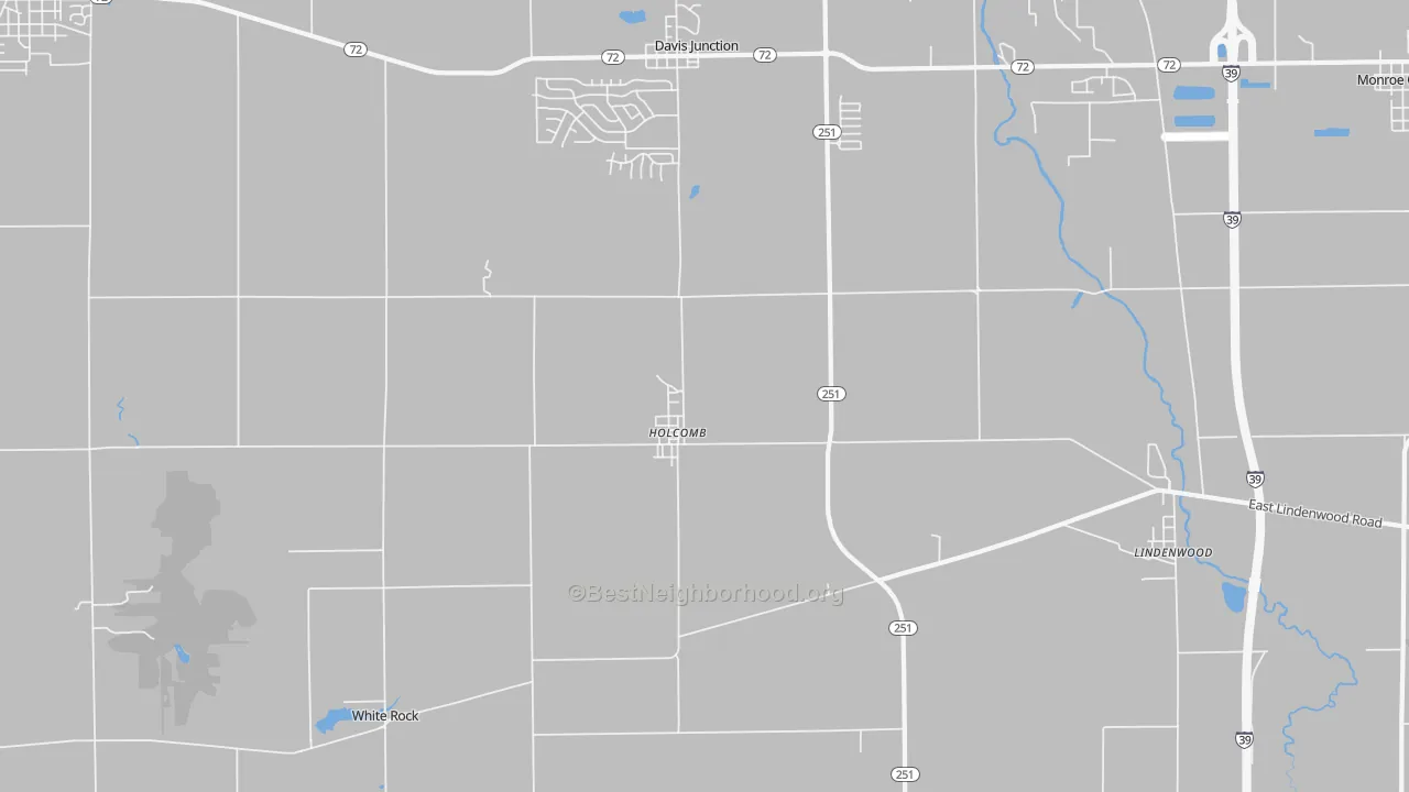 Transit Grade map of Holcomb, IL