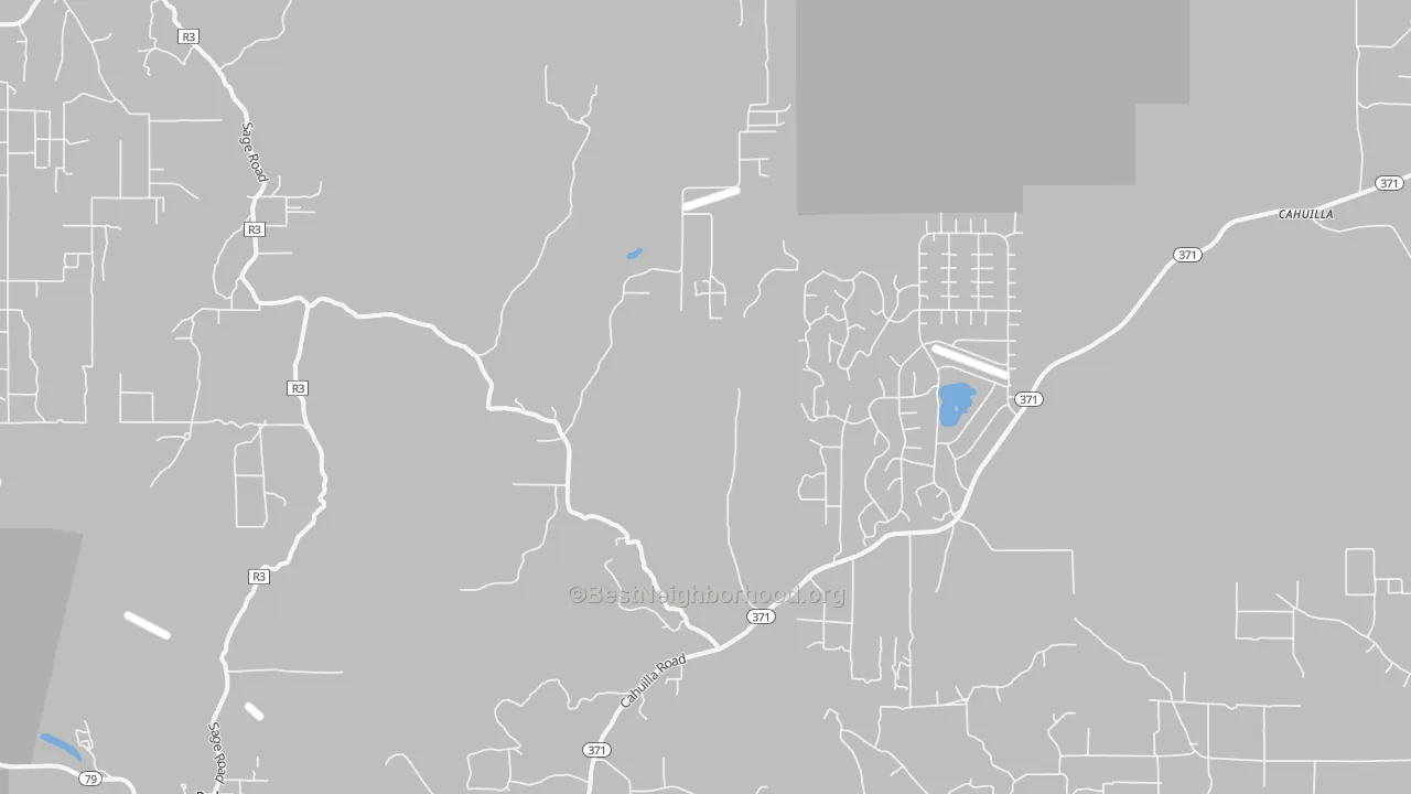 Transit Grade map of Holcomb Village, CA