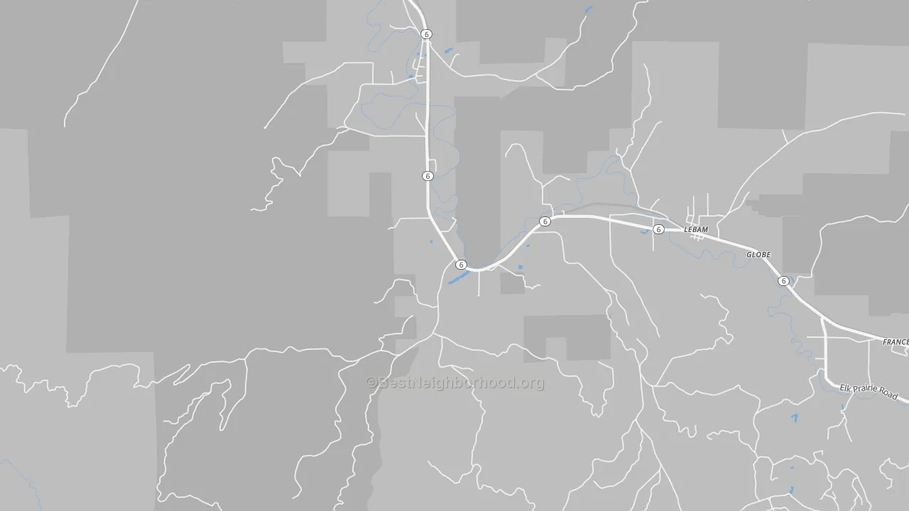 Transit Grade map of Holcomb, WA