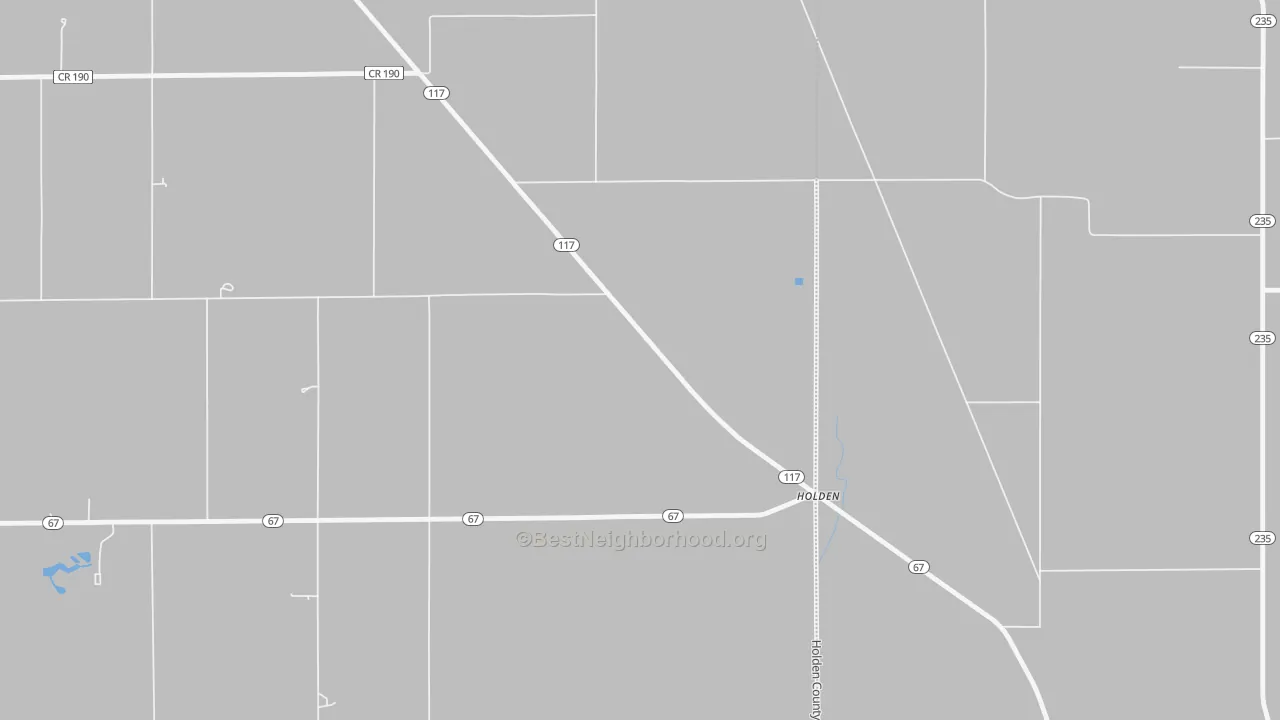 Transit Grade map of Holden, OH