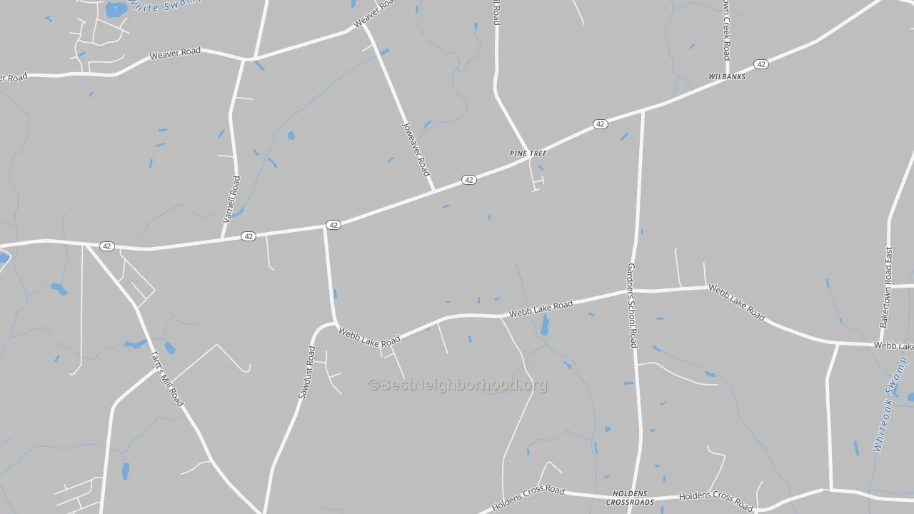 Transit Grade map of Holdens Crossroads, NC