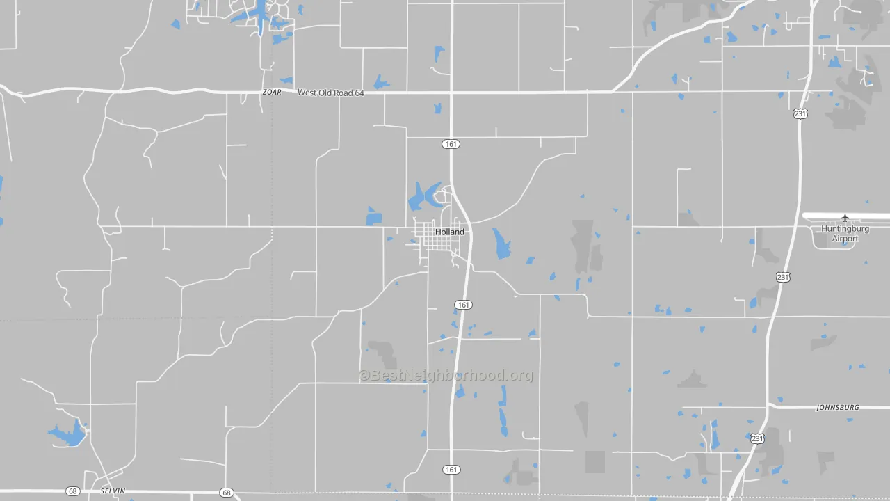 Transit Grade map of Holland, IN