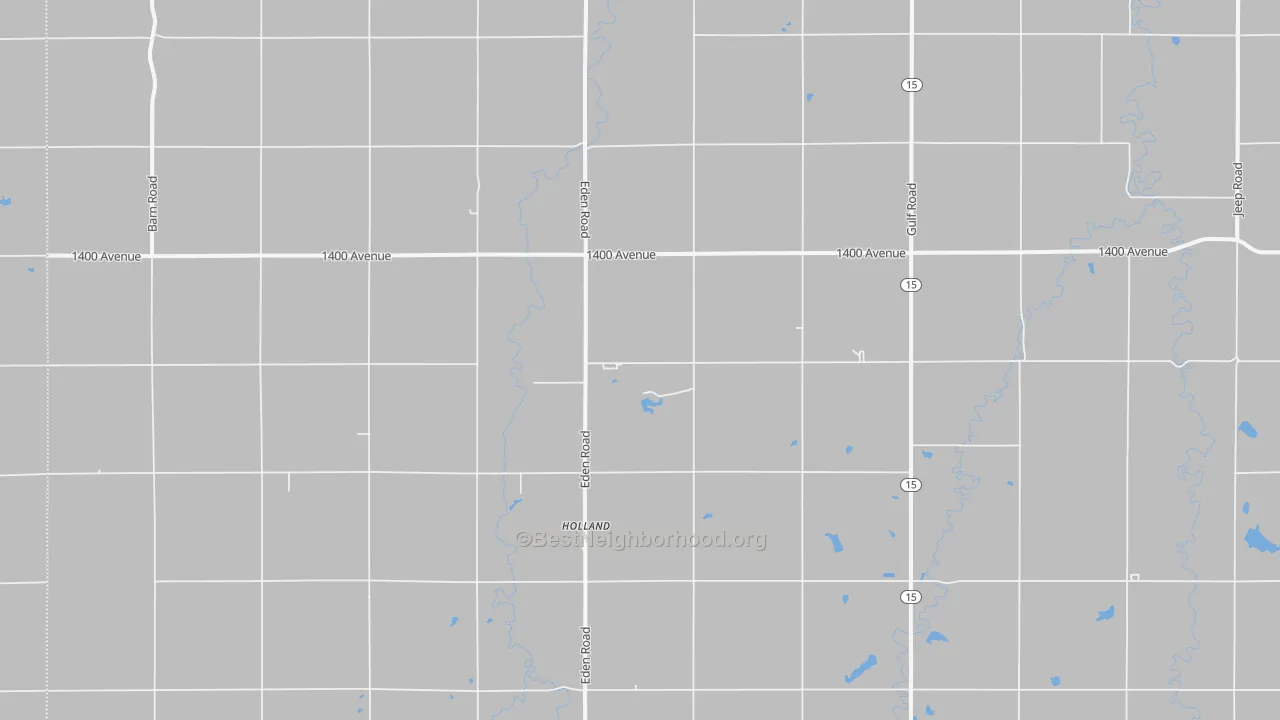 Transit Grade map of Holland, KS