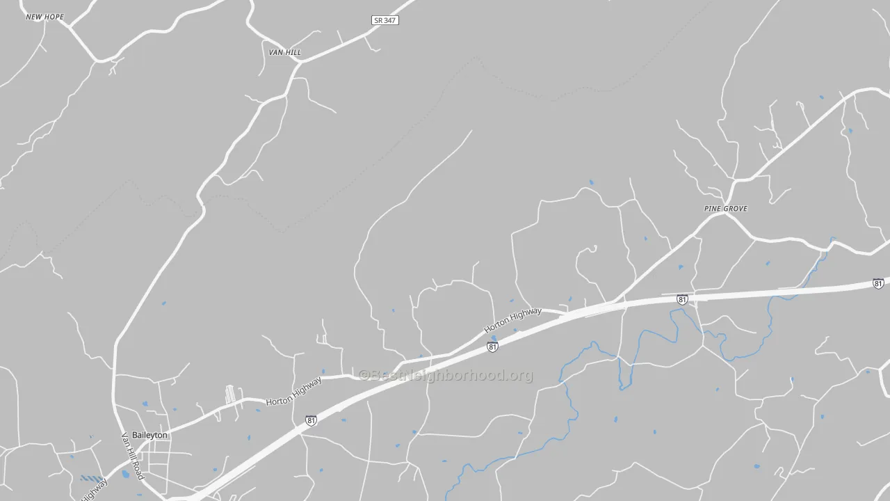 Transit Grade map of Holland Mill, TN