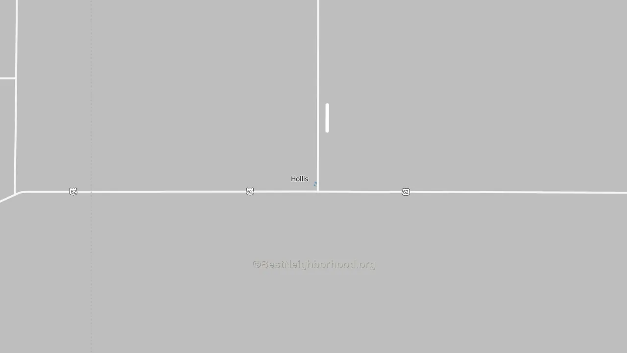 Transit Grade map of Hollis, OK