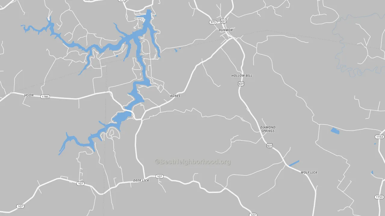 Transit Grade map of Hollow Bill, KY