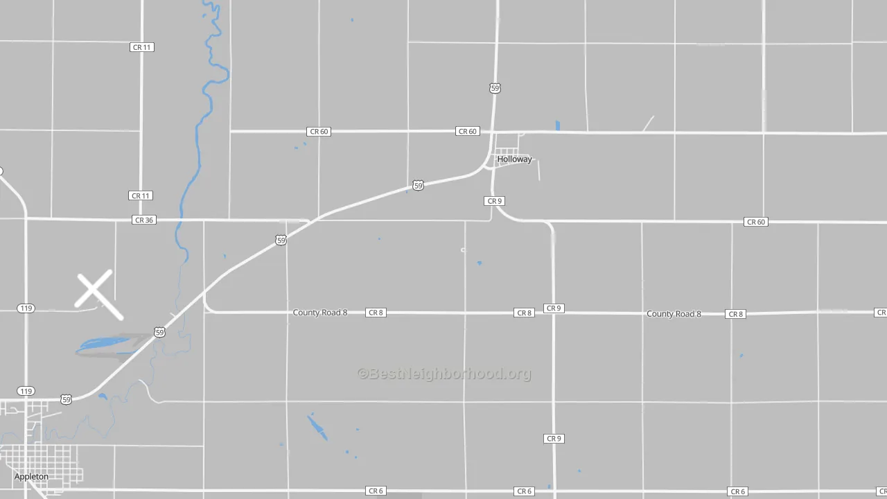 Transit Grade map of Holloway, MN