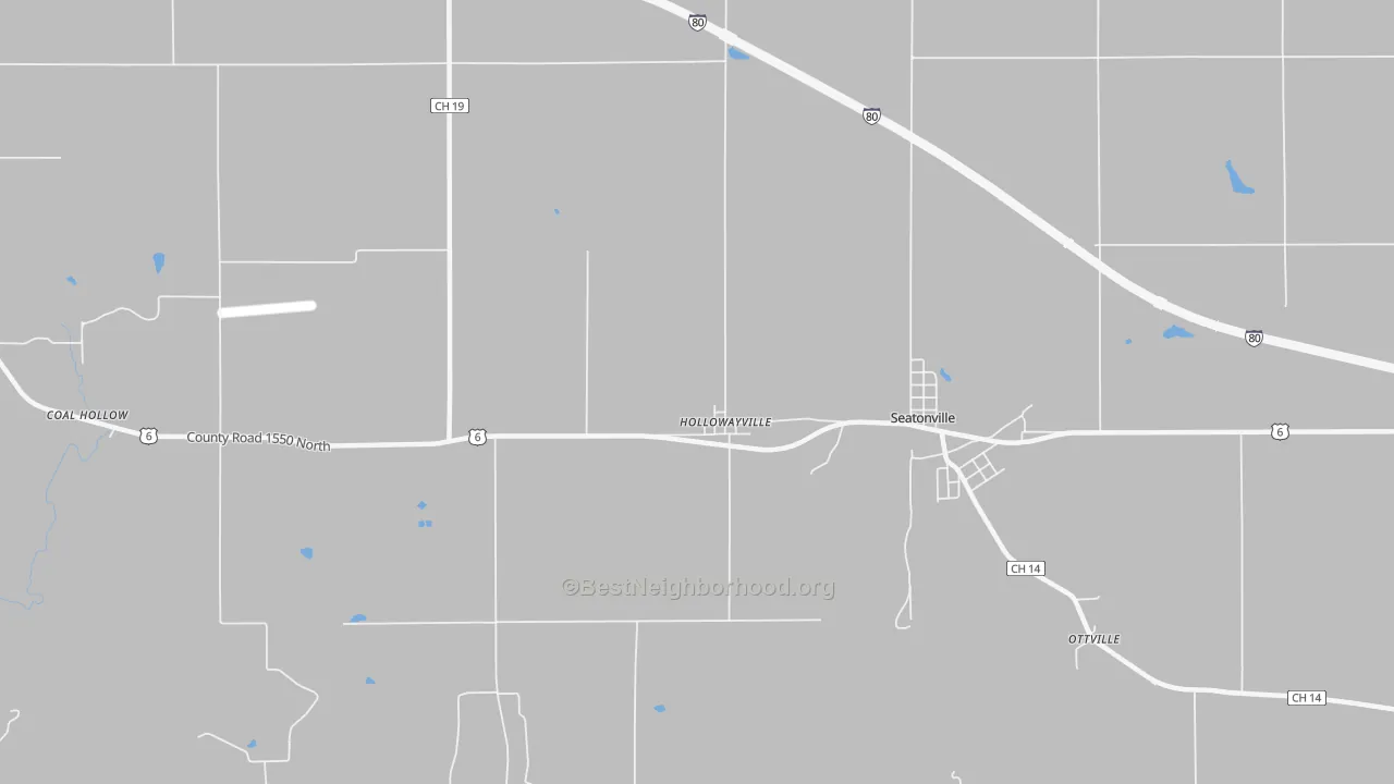 Transit Grade map of Hollowayville, IL