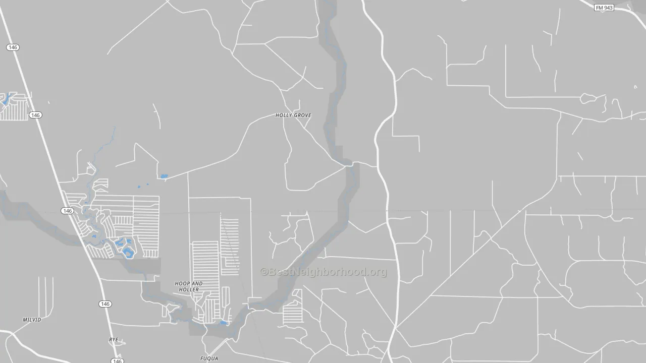 Transit Grade map of Holly Grove, TX