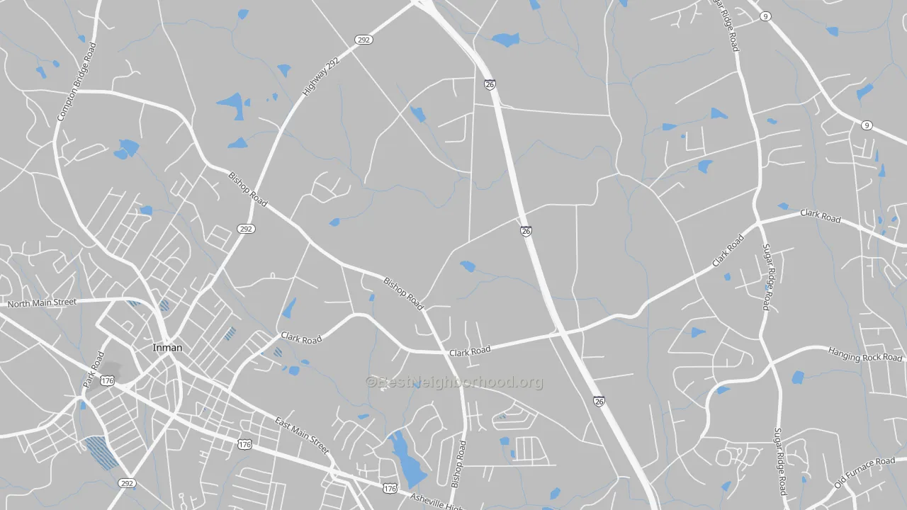 Transit Grade map of Holly Springs, SC