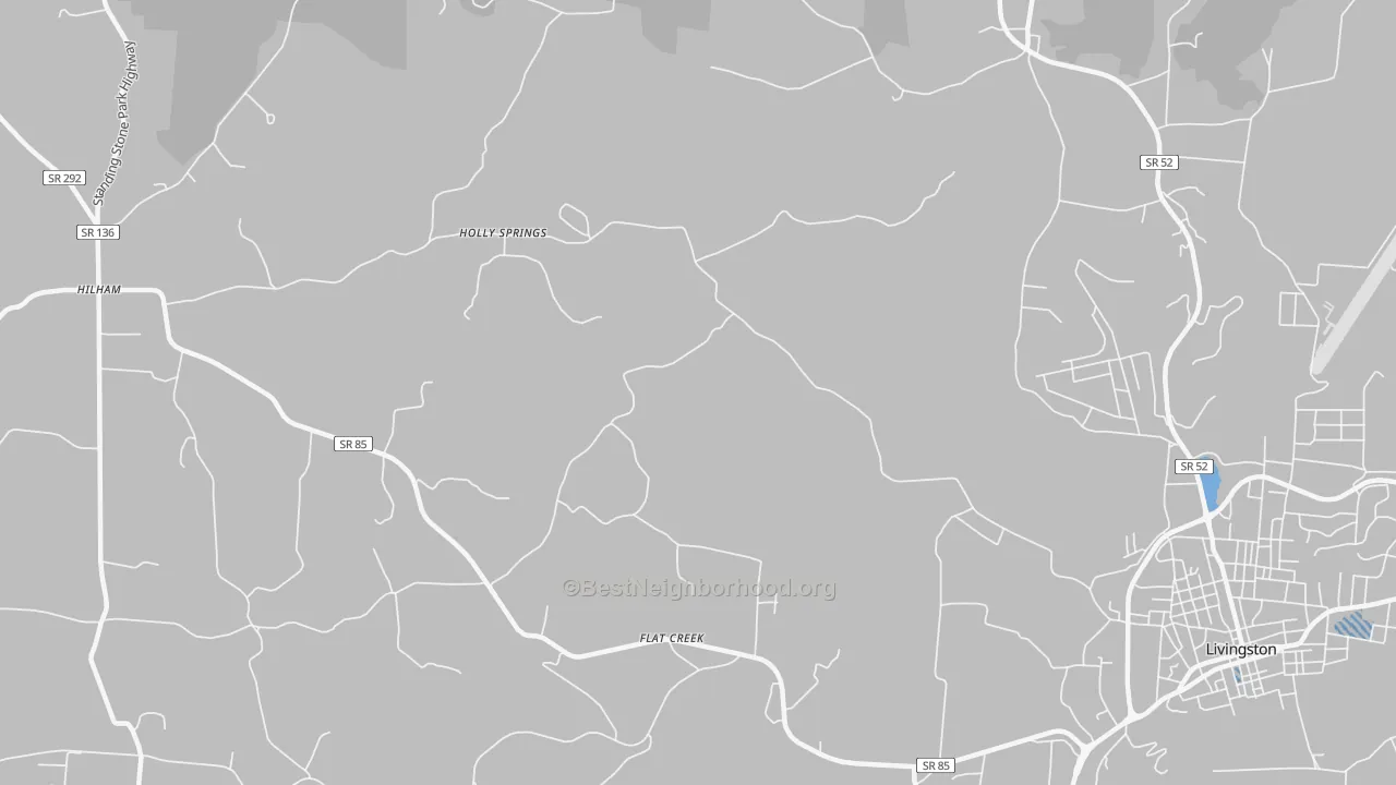 Transit Grade map of Holly Springs, TN