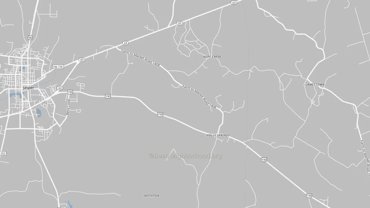 Transit Grade map of Holly Springs, TX