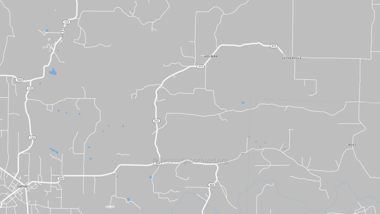 Transit Grade map of Holman, AR