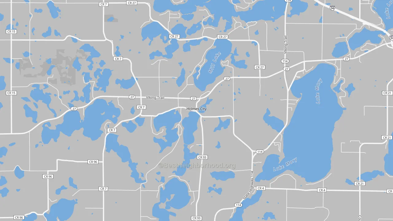Transit Grade map of Holmes City, MN