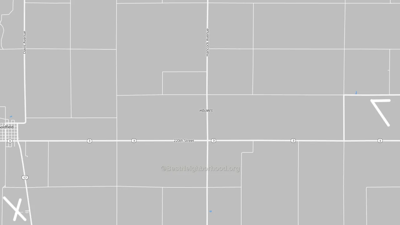 Transit Grade map of Holmes, IA