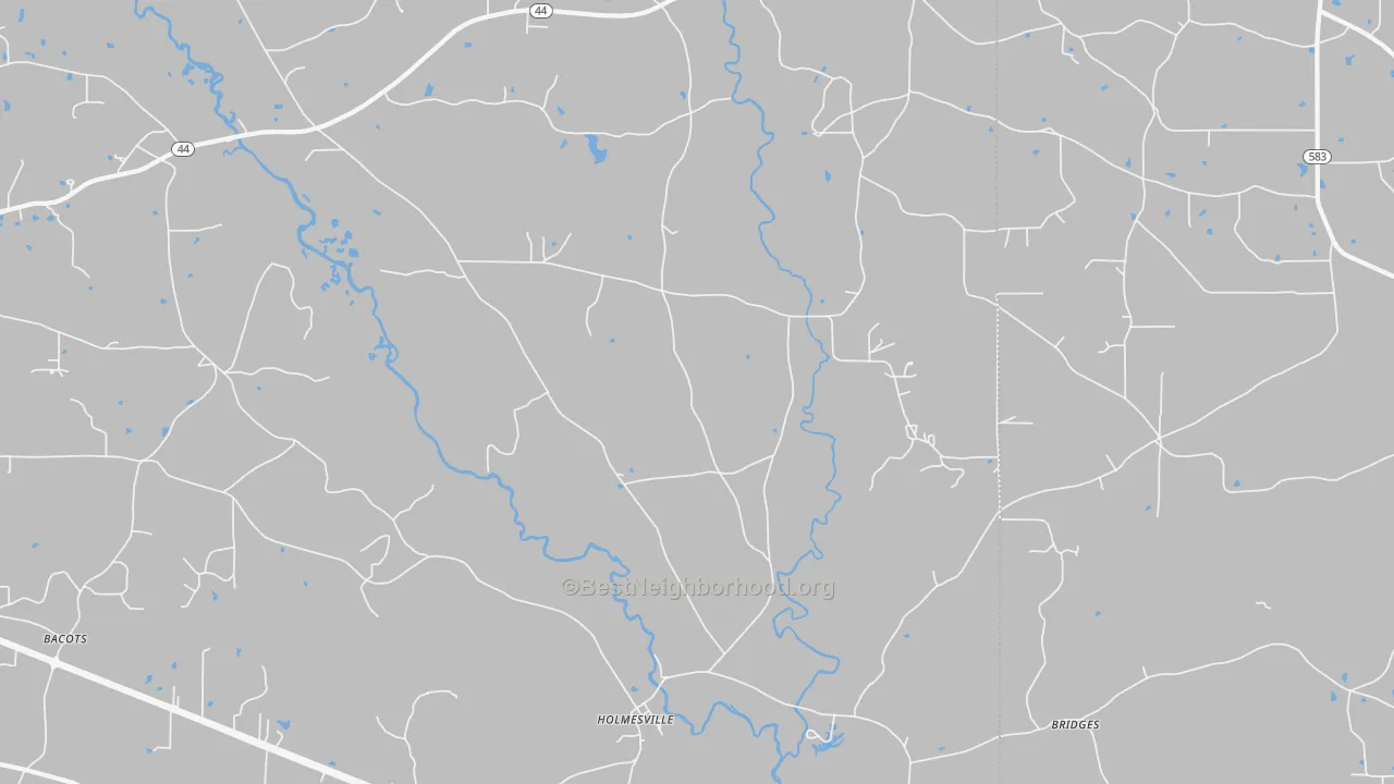 Transit Grade map of Holmesville, MS