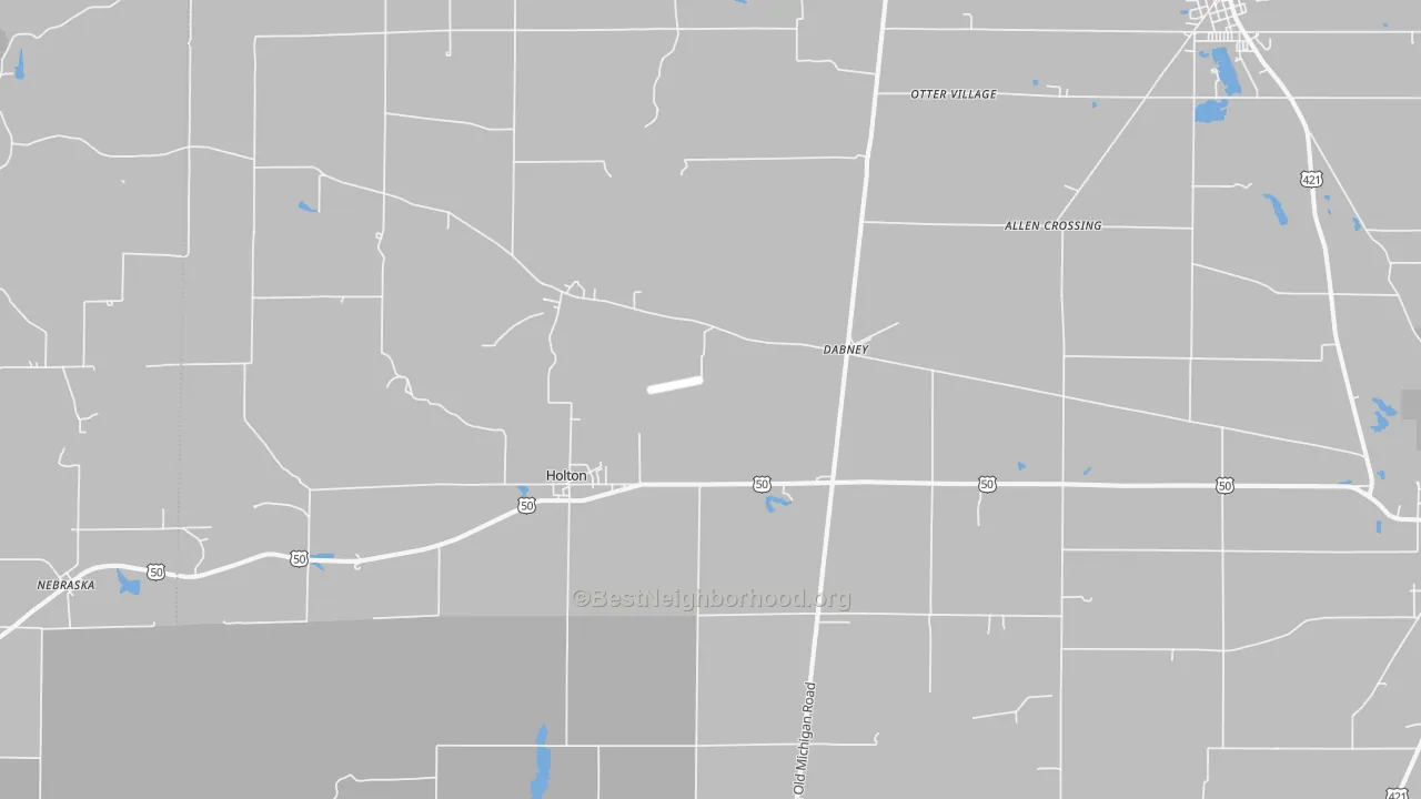 Transit Grade map of Holton, IN