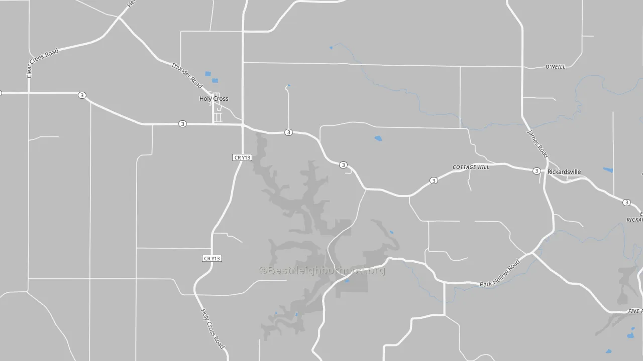 Transit Grade map of Holy Cross, IA