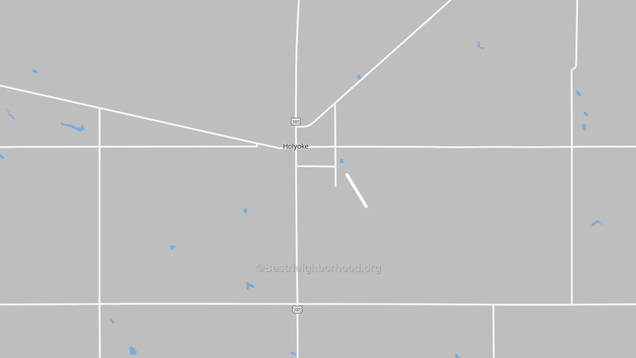 Transit Grade map of Holyoke, CO
