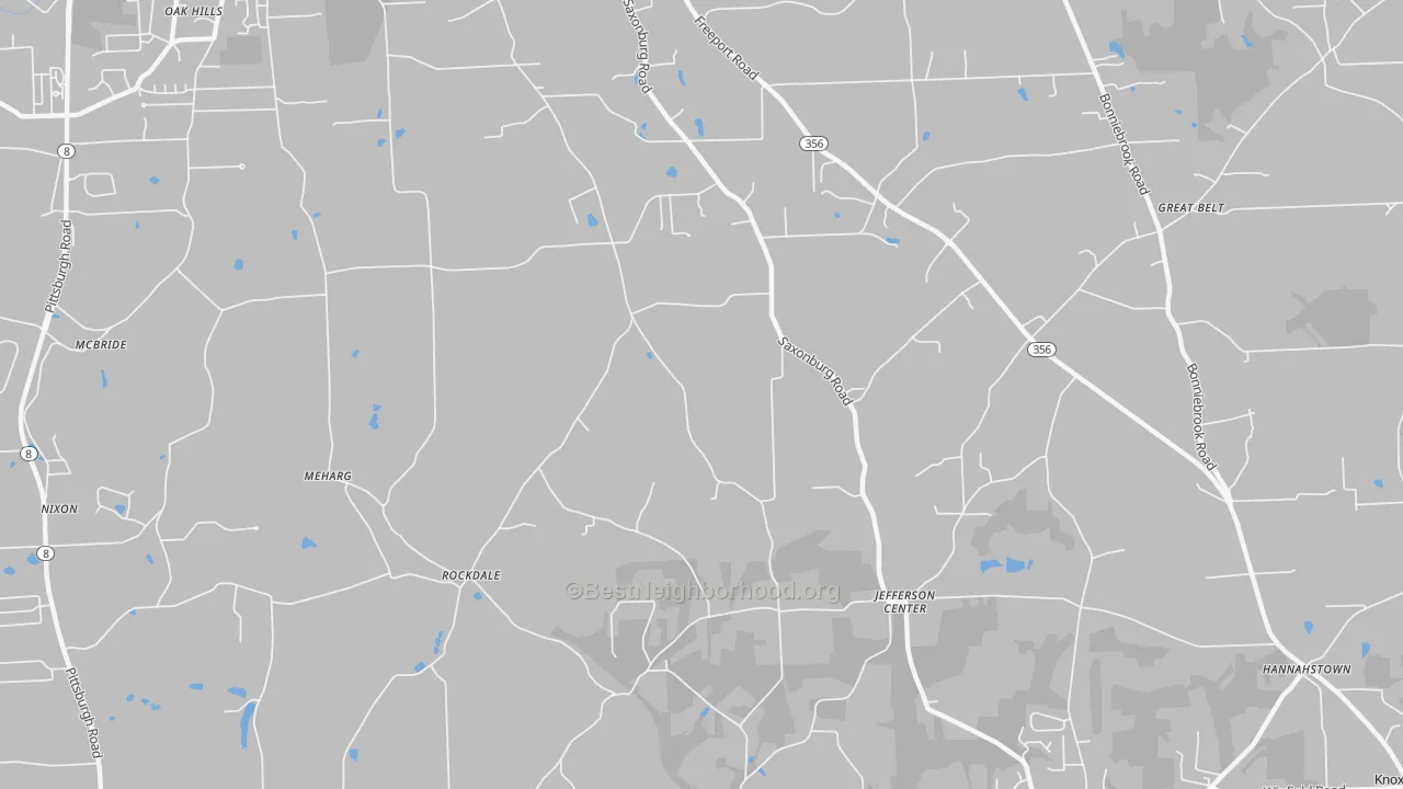 Transit Grade map of Homeacre, PA
