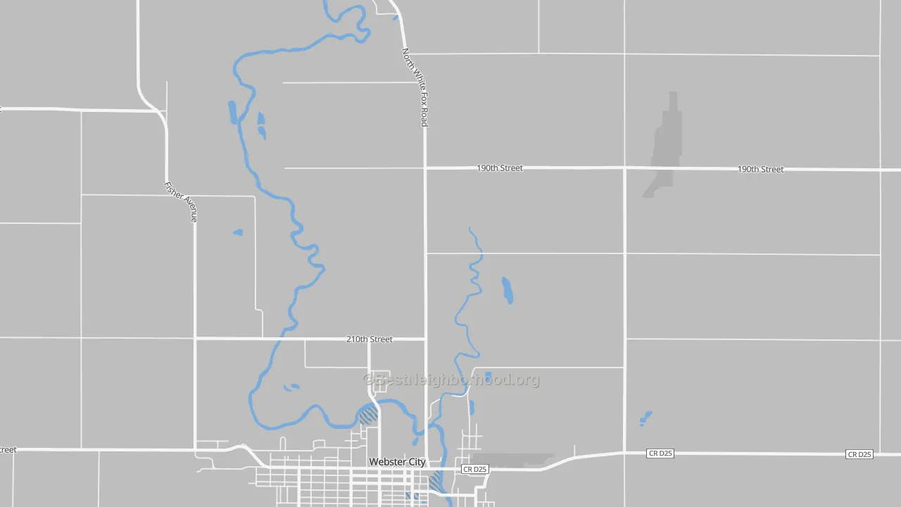 Transit Grade map of Homer, IA